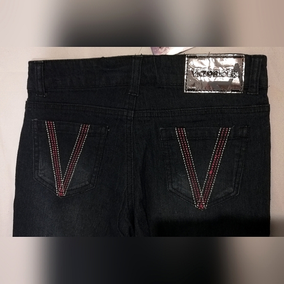 🔥SALE🔥 Nickelodeon Victorious Girl's Skinny Jeans NWT Size 12 - Picture 4 of 7